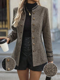Women's Fashionable Double-breasted Mid-length Coat