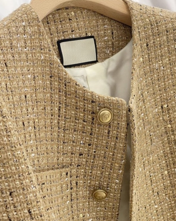 Classic Style Short Women's Coat