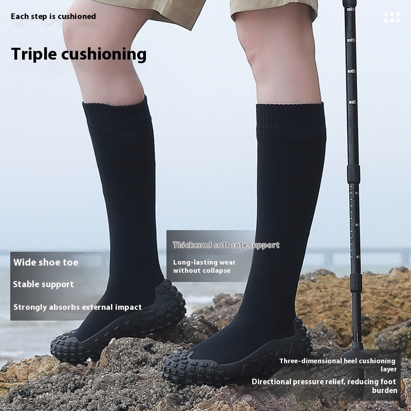 Outdoor Mountaineering Hiking Shoes Anti-slip Thickened Bottom Windproof