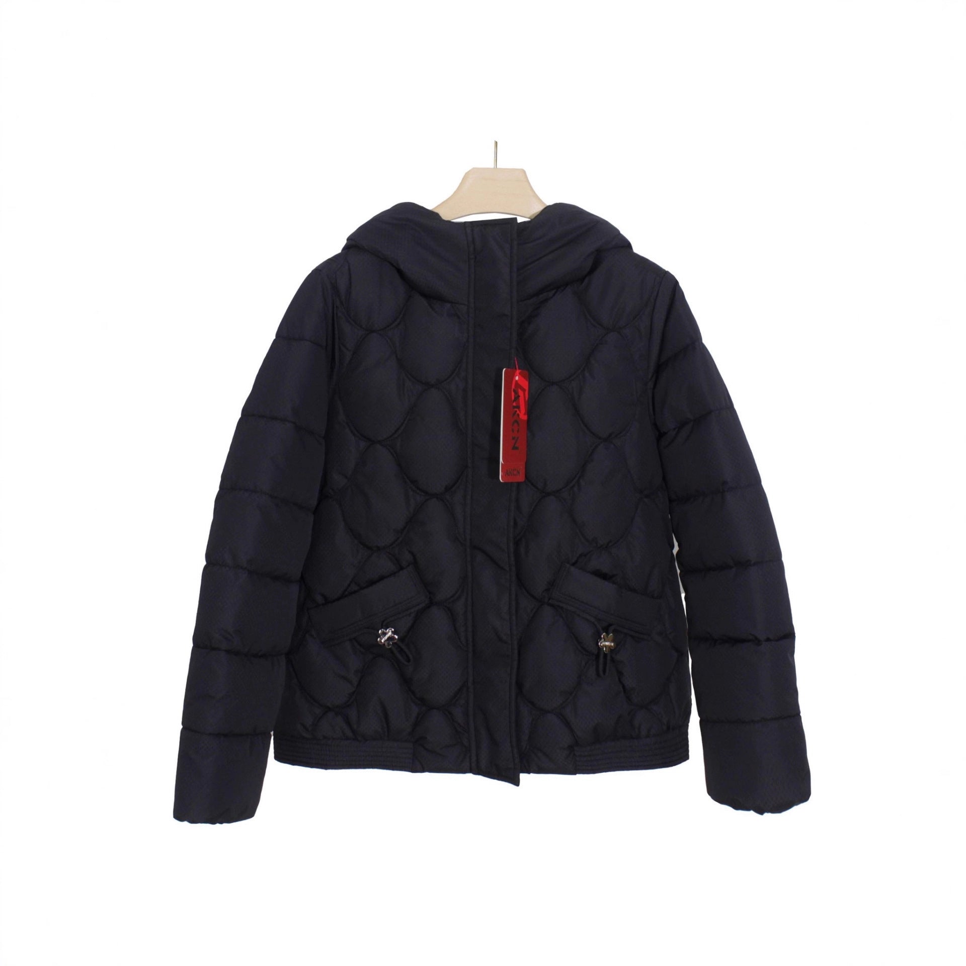 Thick Hooded Winter Cotton-padded Coat