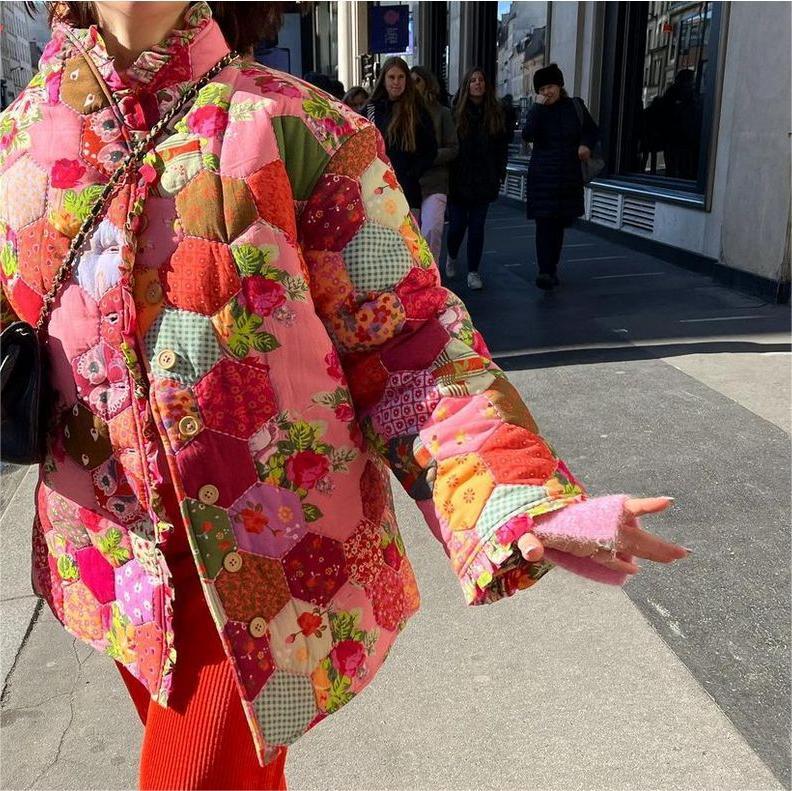 Printed Long-sleeved Cotton Jacket