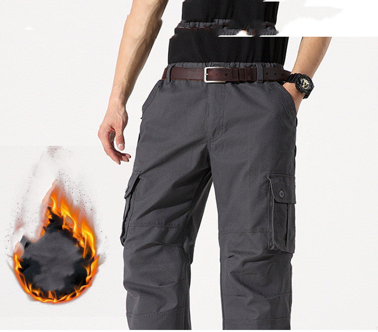 Multi Pocket Warm Outdoor Sports Casual Pants