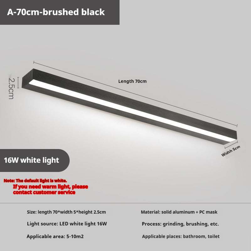 Toilet Special Punch-free Bathroom Wash Cosmetic Mirror Wall Lamp