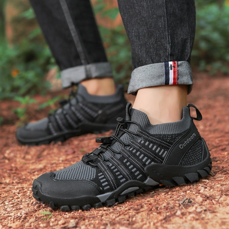 Outdoor Mountaineering Water Sports Breathable High-top Mesh Hiking Shoes