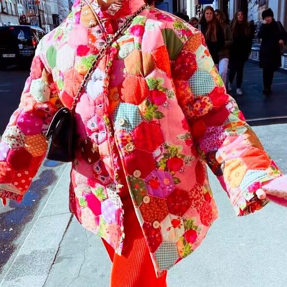 Printed Long-sleeved Cotton Jacket