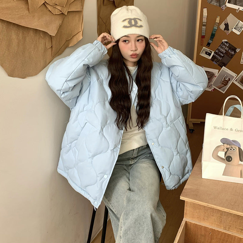 Loose Slimming Small Thin Cotton-padded Coat Trendy