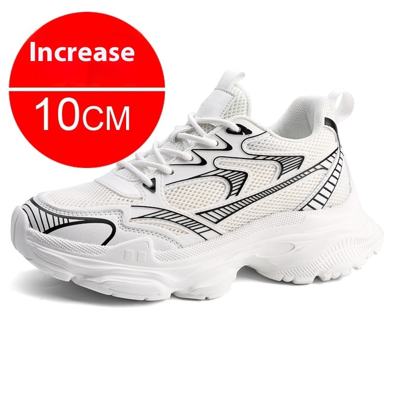 Men's Casual Breathable Invisible Height Increasing Shoes