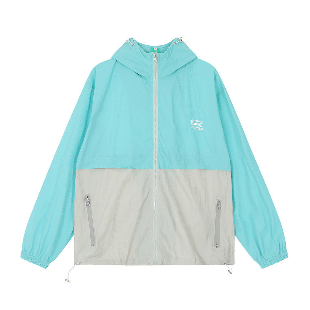 Fashion Stitching Shell Jacket Men And Women