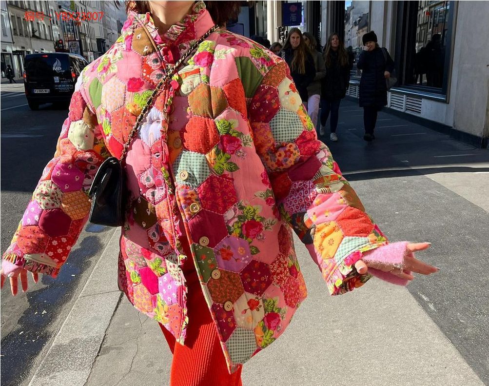 Printed Long-sleeved Cotton Jacket