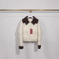 Short Down Jacket Female Winter Knitting