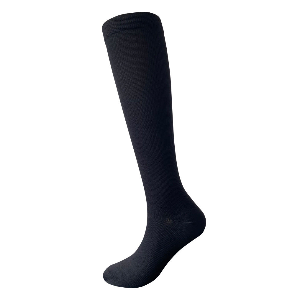 Solid Color Sports Compression Stockings Fitness Running Stockings