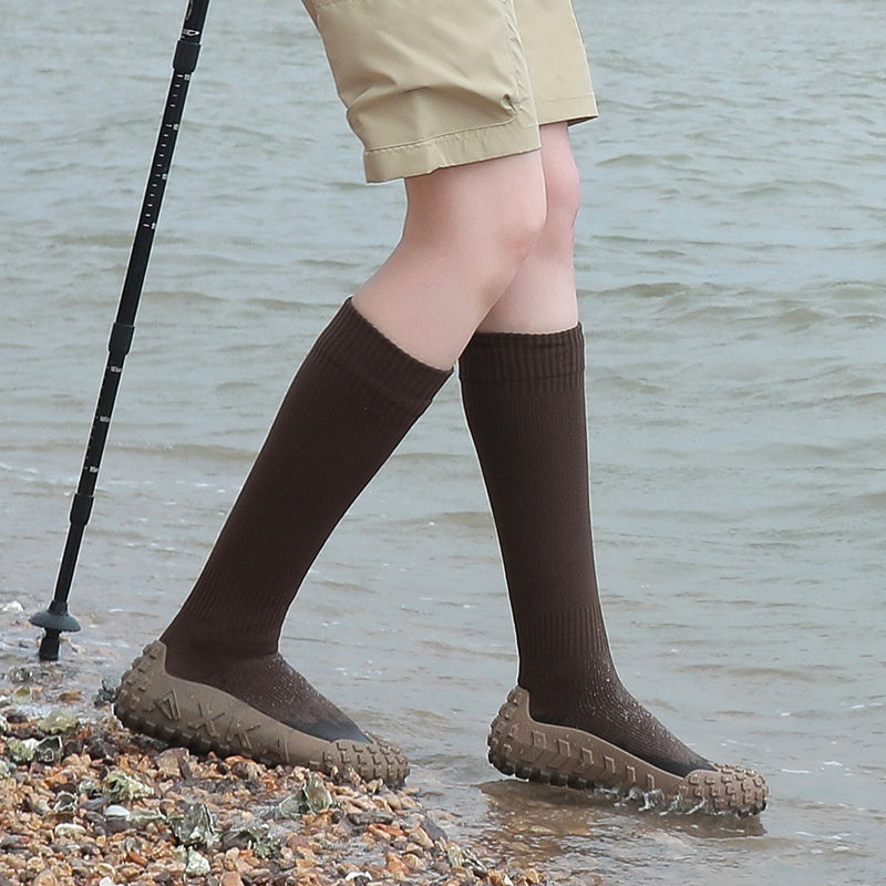 Outdoor Mountaineering Hiking Shoes Anti-slip Thickened Bottom Windproof