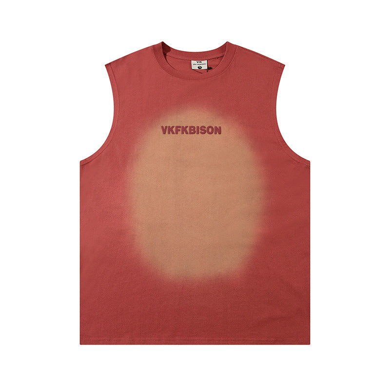 Letter Print Sleeveless Vest For Men