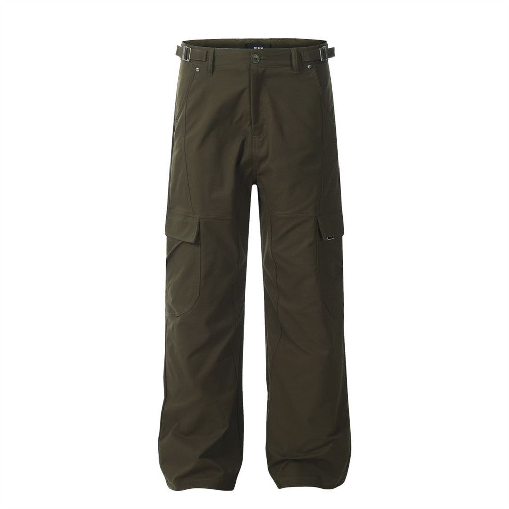 Workwear Multi-pocket Casual Trousers For Men