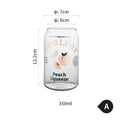 Cans Transparent High Temperature Glass Water Cup Summer Cola Sprite