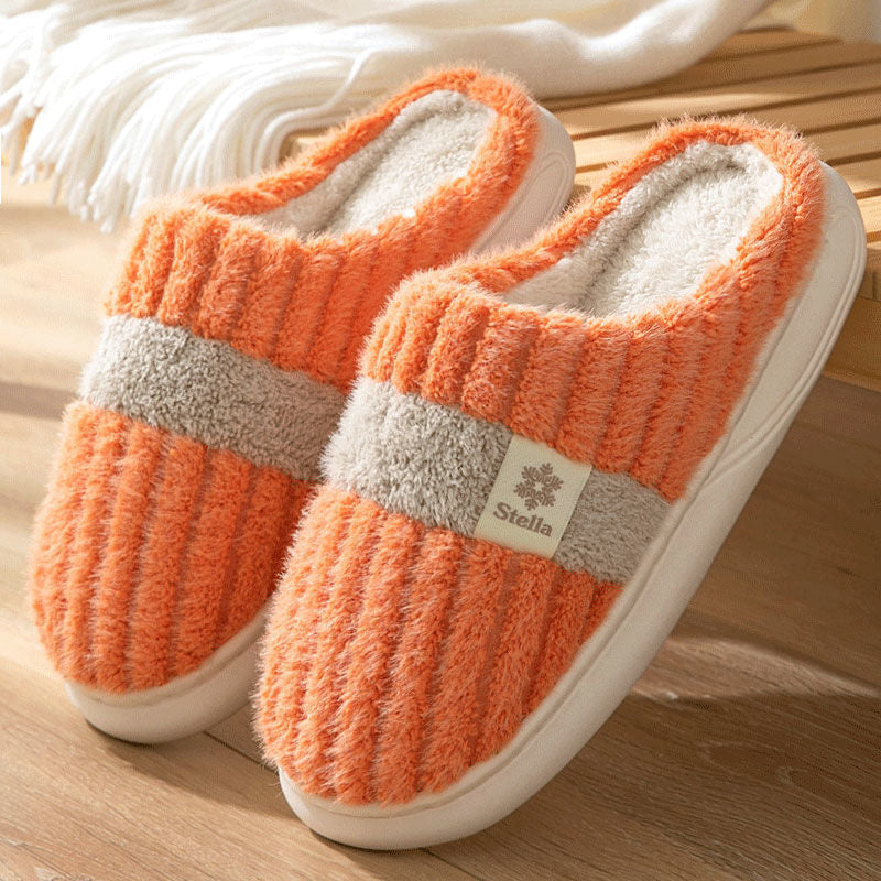 New Fleece-lined Thickened Cotton Slippers