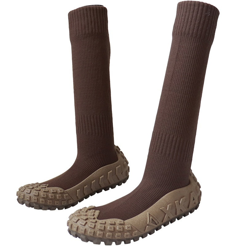 Outdoor Mountaineering Hiking Shoes Anti-slip Thickened Bottom Windproof