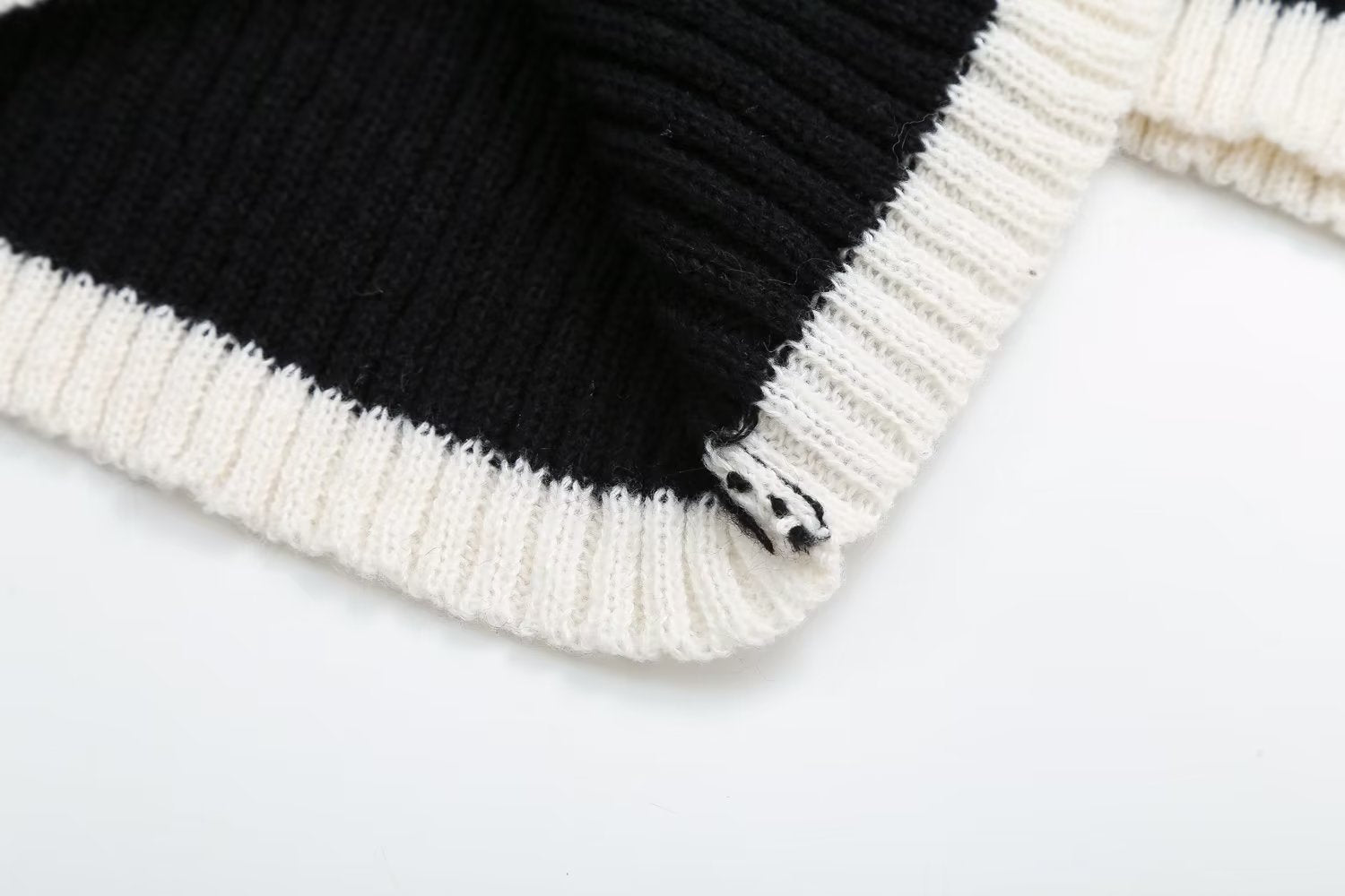 New Women's Striped Idle Style Turtleneck Knitting Sweater