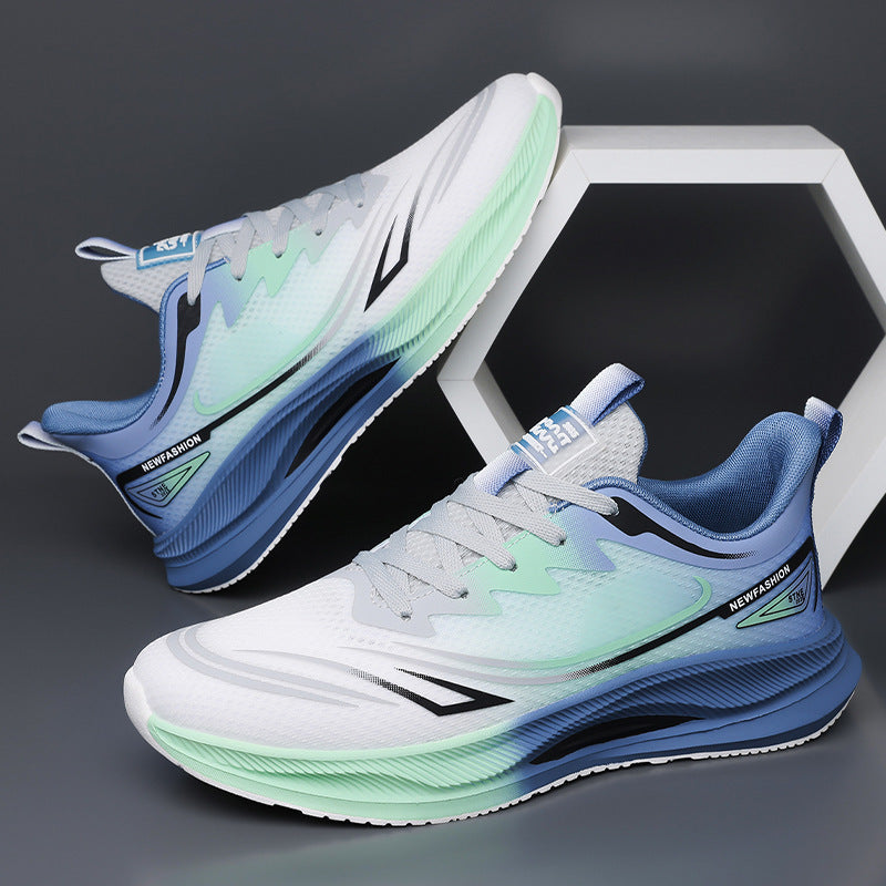 Summer New Fly Woven Mesh Breathable Lightweight And Thin Type Casual Men's Shoes