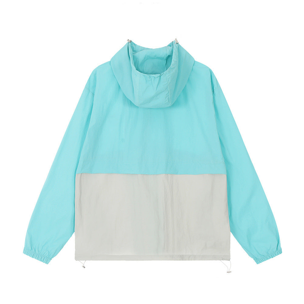 Fashion Stitching Shell Jacket Men And Women