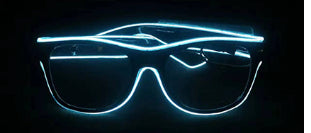NEW Fashion 7 Colors Flashing EL Wire Led Glasses Luminous Party Decorative Lighting Classic Gift Bright Light Festival Gift