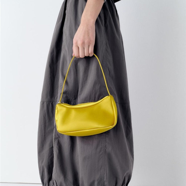 Silk Satin Underarm One Shoulder Hand-carrying Small Bag