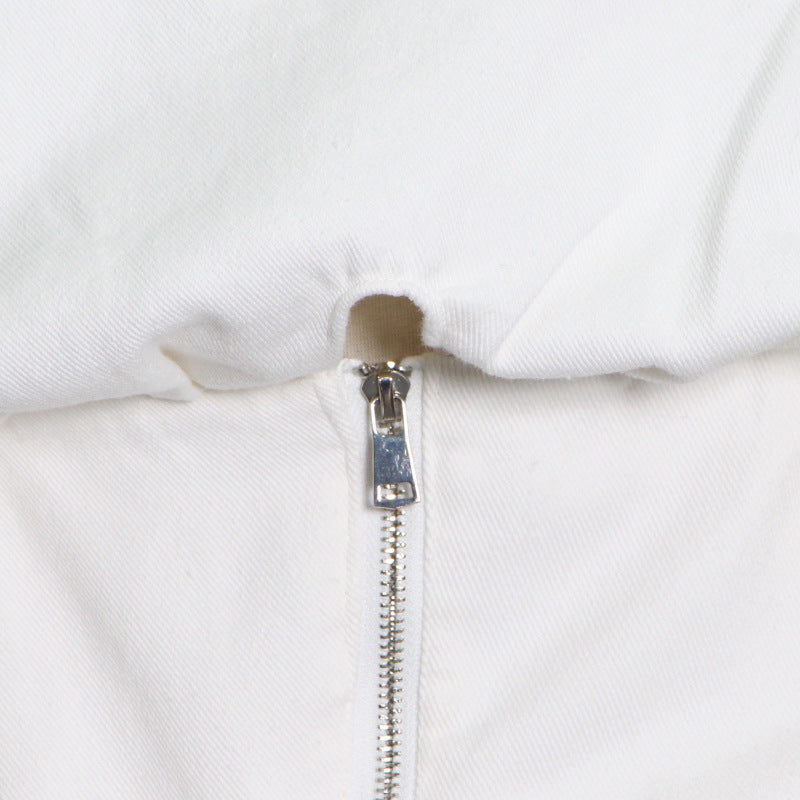 Design Single-breasted Statement Lapel High-waisted Slim Dress