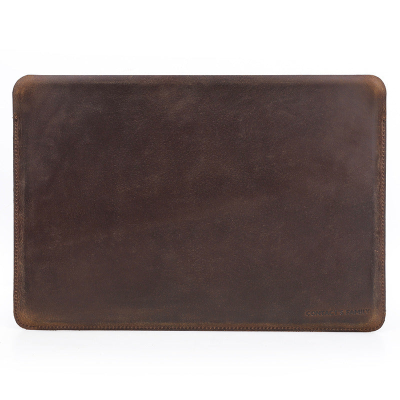 Protective Cover Crazy Horse Leather Laptop Bag Multifunctional And Simple