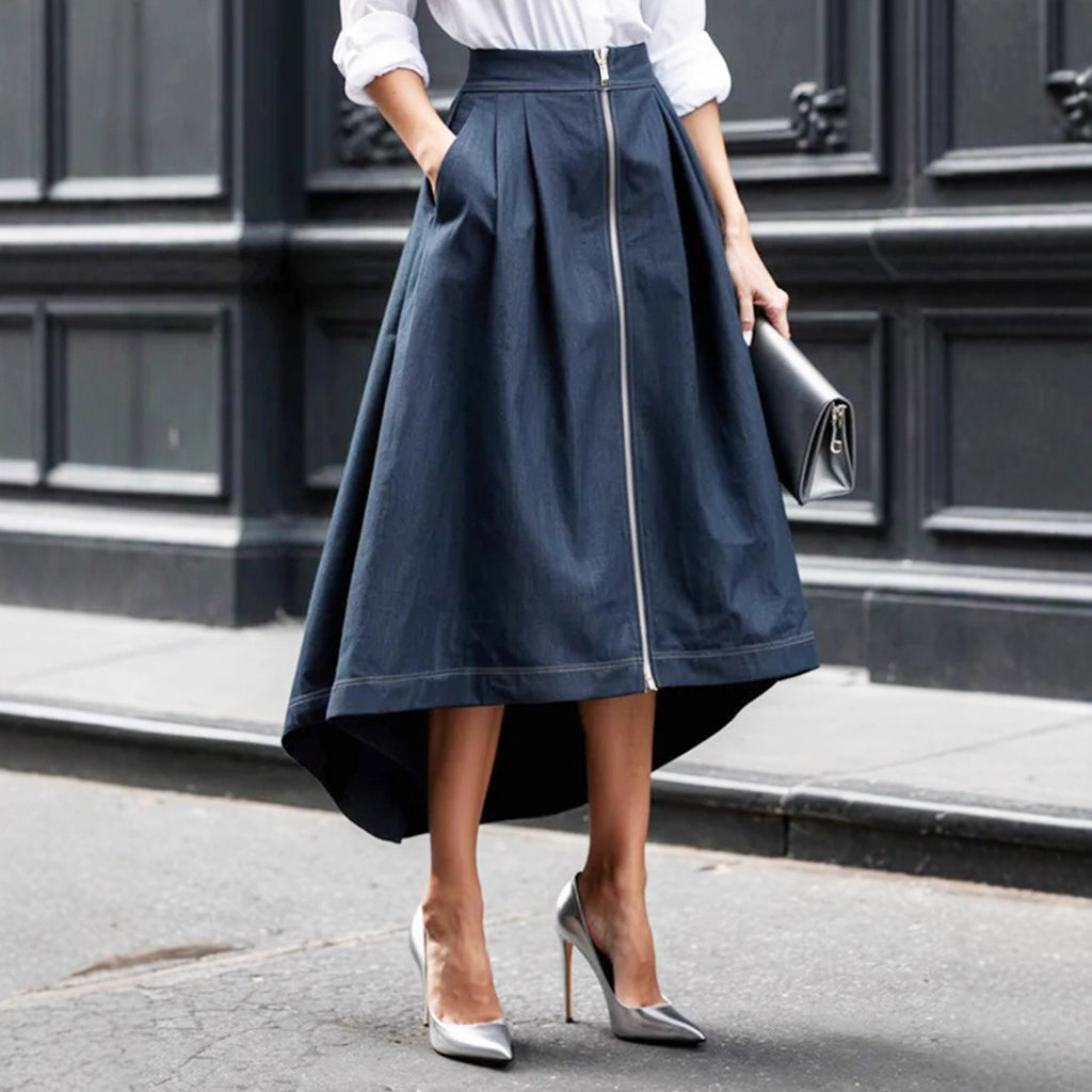 Women's Elegant Two-Piece Skirt Set