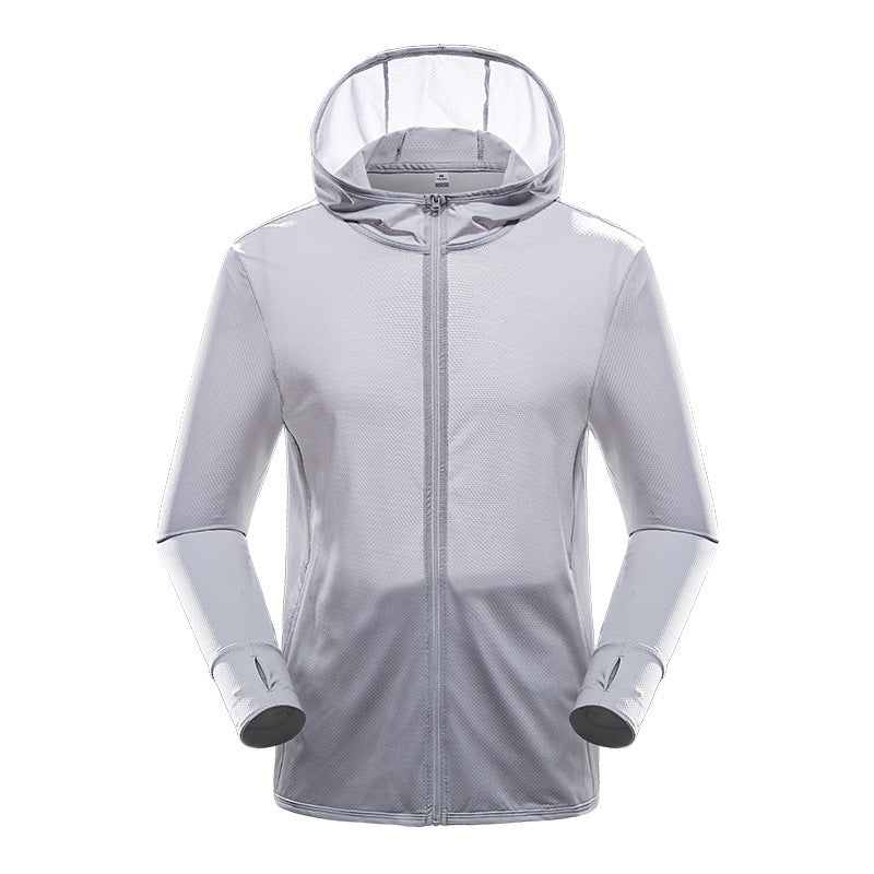Fashion UV-proof Jacket Women's Breathable Sun Protection Skin Trench Coat Thin