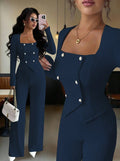 Stylish Versatile Solid-color Top And Cardigan With Matching Pants Set