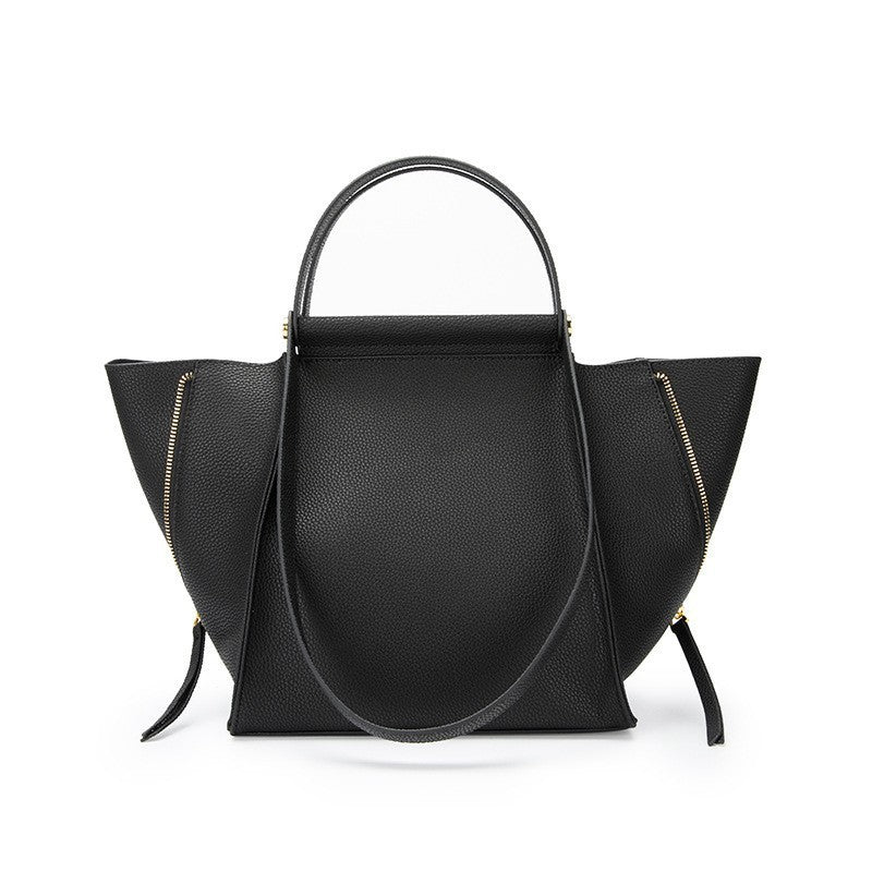 New Small Top Layer Cowhide Tote Bag