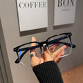 Female Big Frame No Degree Coarse Frame Anti Blue Light Glasses
