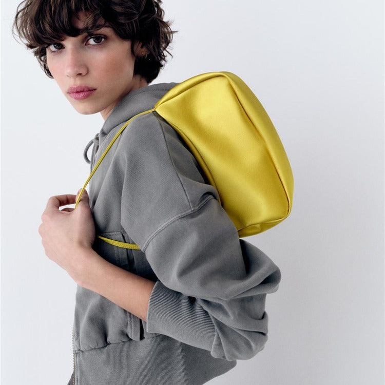 Silk Satin Underarm One Shoulder Hand-carrying Small Bag
