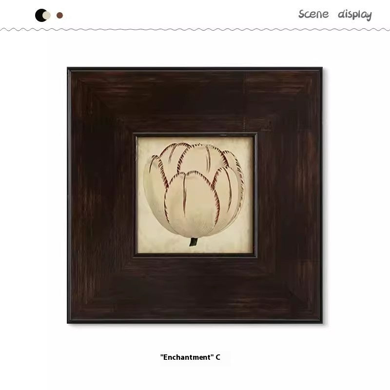 Silent Style Middle-ancient Art Decorative Painting Living Room Wall Painting Restaurant Wallpaper Bedroom Bedside Painting