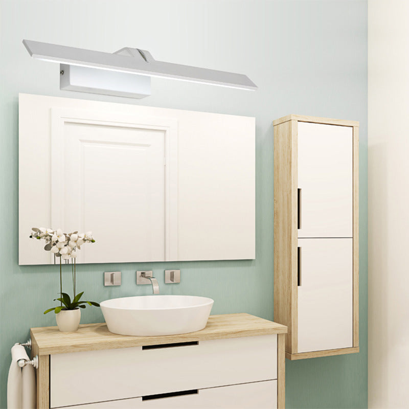 Led Mirror Headlight Simple Bathroom Toilet Lighted Makeup Mirror