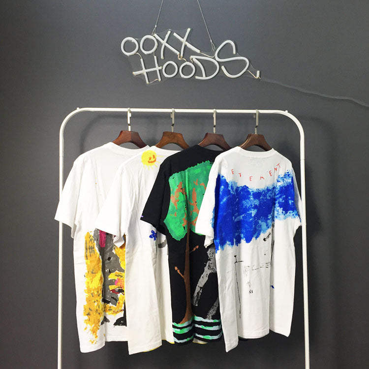 All-match Fashion Half-sleeved Tee Short-sleeved T-shirt For Men And Women