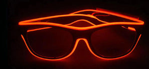 NEW Fashion 7 Colors Flashing EL Wire Led Glasses Luminous Party Decorative Lighting Classic Gift Bright Light Festival Gift