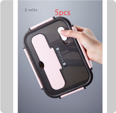 Kitchen Lunch Box Work Student Outdoor Activities Travel Microwave Heating Food Container Plastic Bento Box Storage Snacks Boxes