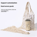 Cotton Mesh Bag Shopping Bag Weaving Hollow Handbag