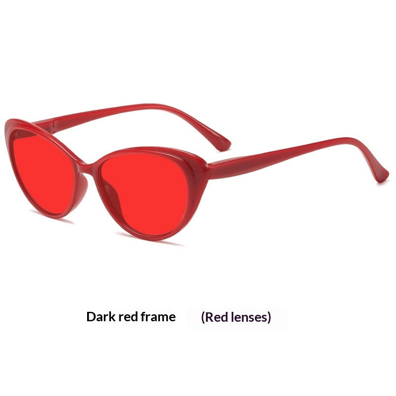 Retro Cat-eye Night Vision Blue Light Blocking Sunglasses For Men And Women