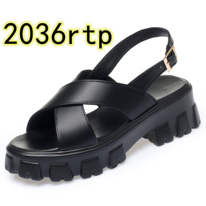 Women's Shoes With Empty Fish Mouth At The Back Of  Mother's Low Top