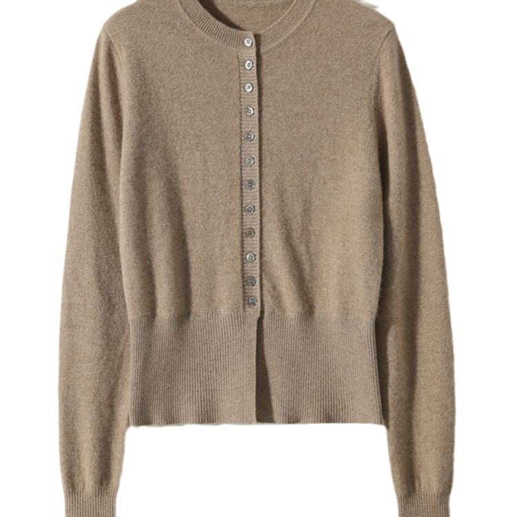 Women's Knitted Cardigan For Autumn And Winter Chanel Style Sweater