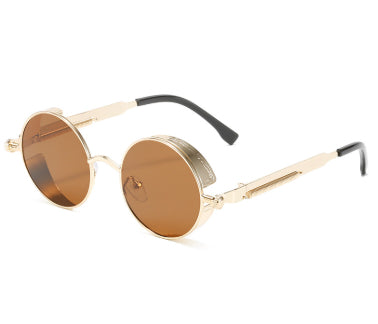 Ladies Metal Round Frame Spring Glasses Frame