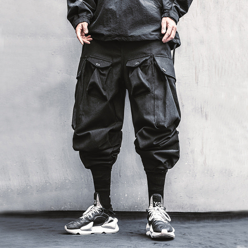 Men's Casual Functional Workwear Multi-pocket Trousers