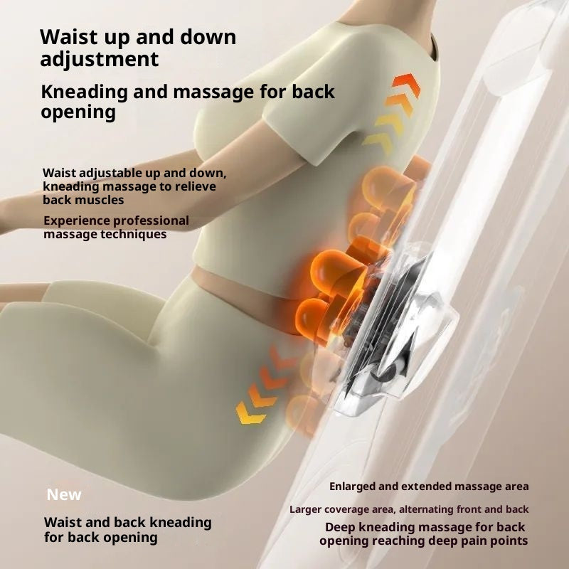 New Massage Pad, Multi-functional For Home Use, Full-body Kneading, Top Waist And Leg Stretching, Foldable Mattress Massage Chair