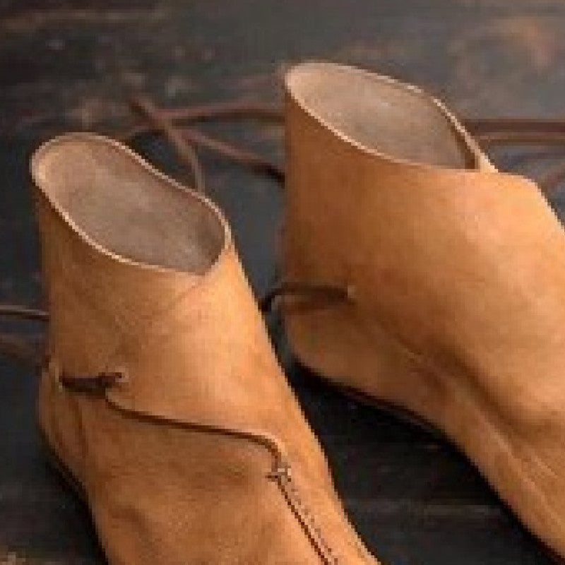 Fashion Personality Flat Round Toe Lace-up Men's Boots