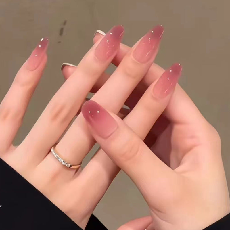 24-piece Simple Gradient Fake Nails For Women
